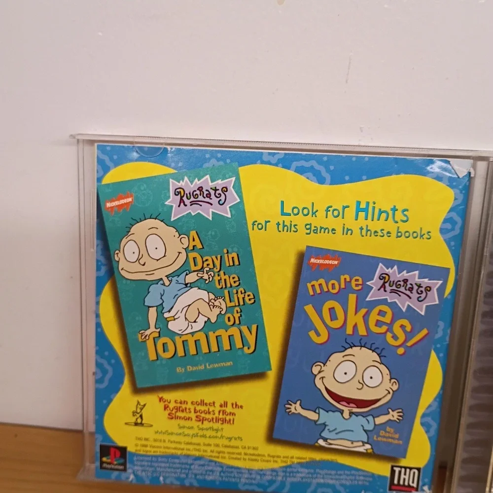 Rugrats: Search for Reptar (Sony PlayStation 1, 1998) with manual Tested, works!